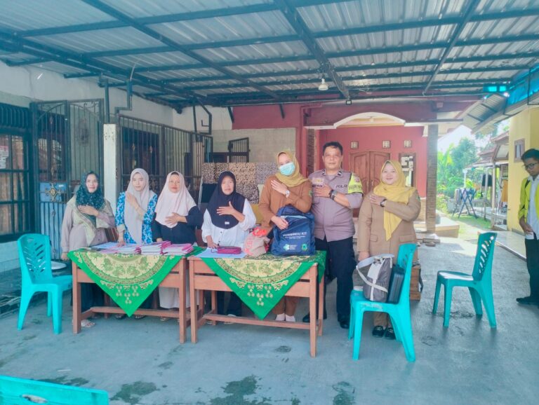 Bhabinkamtibmas Desa Kapandayan Monitoring Posyandu di Dusun Wage, Dukung Peningkatan Kesehatan Ibu dan Anak