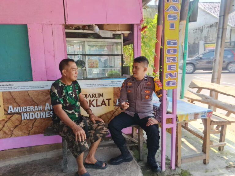 Mengabdi Tanpa Lelah untuk Desa Binaan, Aipda Teguh Diantoro Kokohkan Pondasi Kamtibmas Cirea