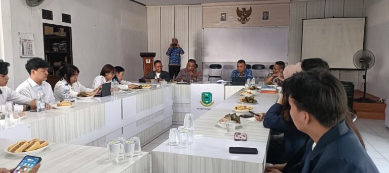 Kapolsek Pancalang Hadiri Rapat Koordinasi Persiapan Kuliah Kerja Nyata Mahasiswa Universitas Budi Luhur Jakarta dan Sampaikan Imbauan Kamtibmas Demi Terciptanya Situasi Kondusif di Wilayah Kecamatan Pancalang
